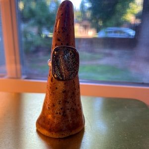 Gorgeous Dichroic Glass Ring / Size 7 / 🌈⚡️✨